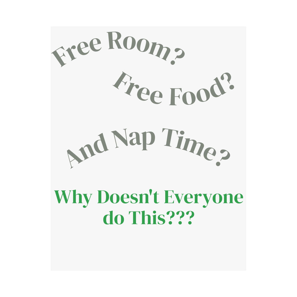 Baby Room Poster — Funny Quote Nursery Wall Art