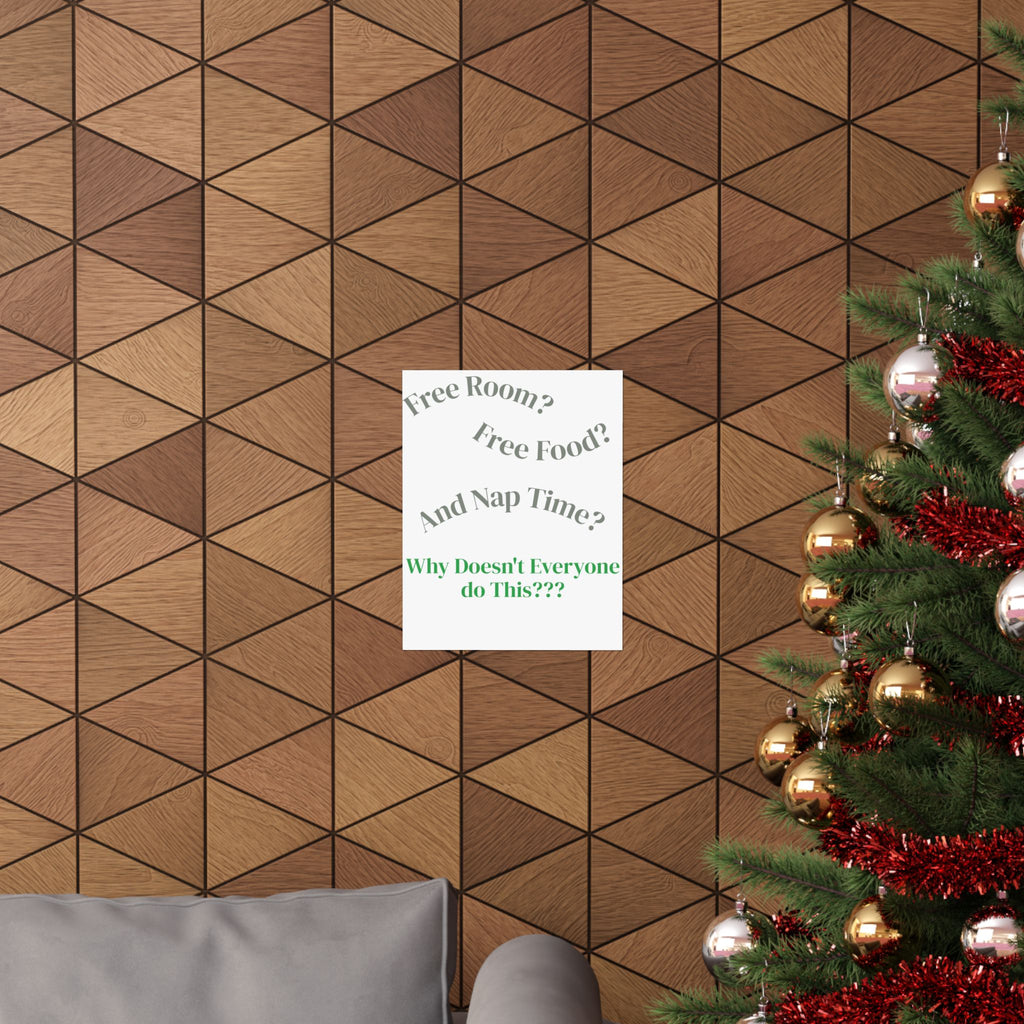 Baby Room Poster — Funny Quote Nursery Wall Art