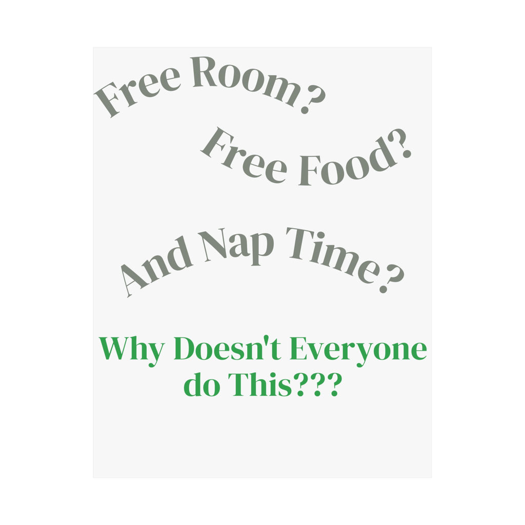 Baby Room Poster — Funny Quote Nursery Wall Art