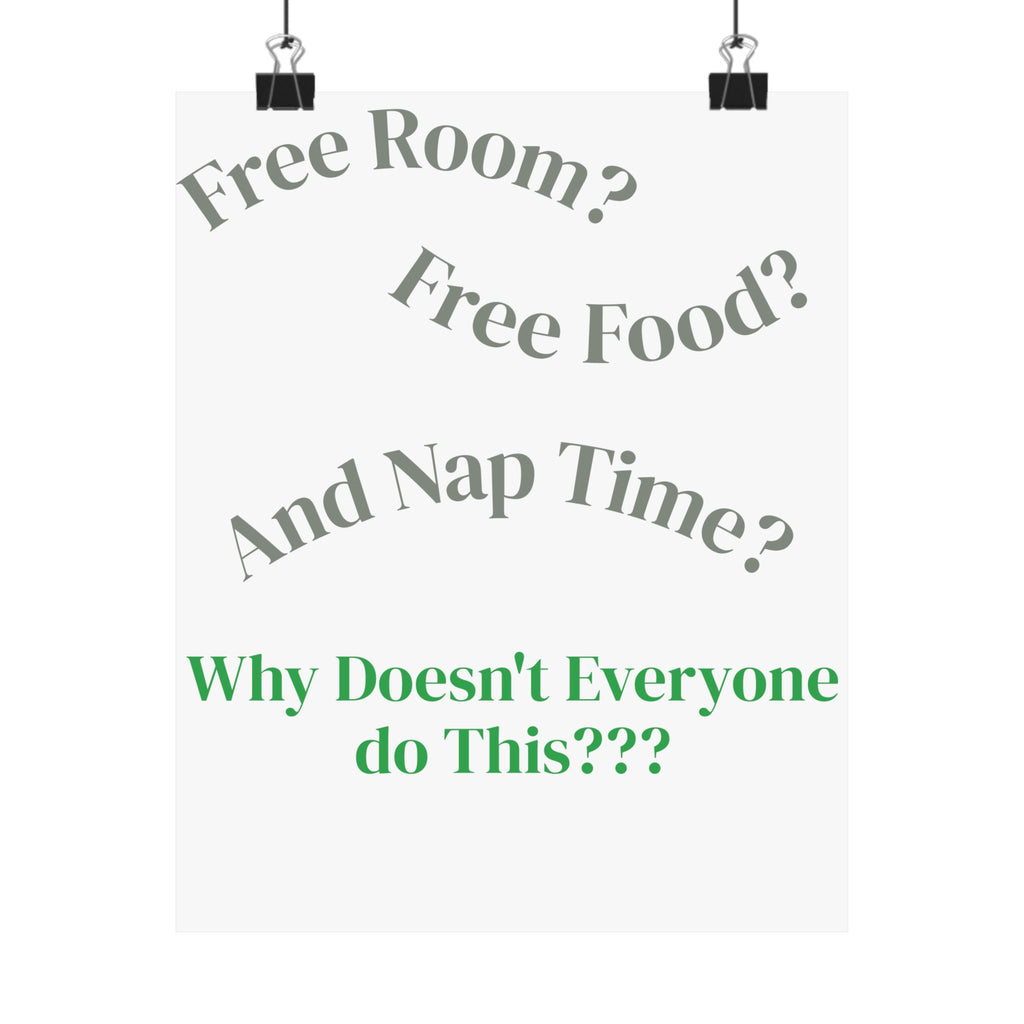 Baby Room Poster — Funny Quote Nursery Wall Art